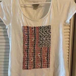 Lucky Brand USA Flag T-Shirt